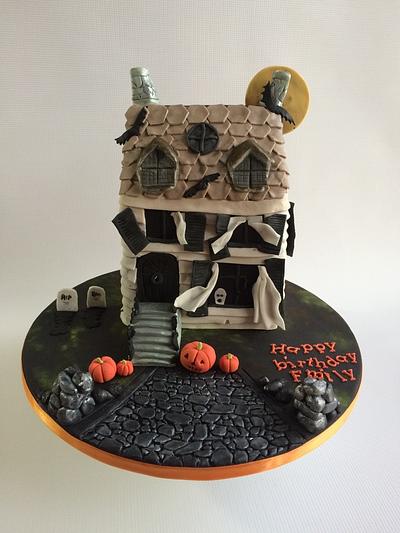 Haunted House - Cake by Alanscakestocraft