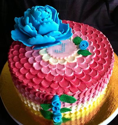 Pink Ombre - Cake by La Verne