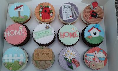 Home Sweet Home - Moving house cupcakes - Cake by Karen's Kakery