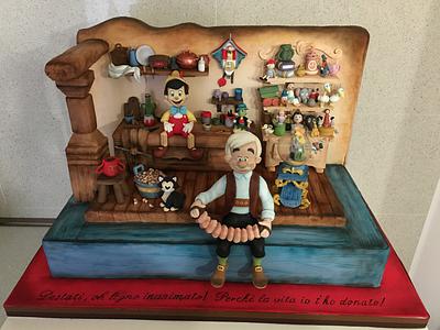 Pinocchio  - Cake by ZuccheroViola