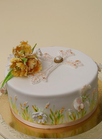 Confirmation cake  - Cake by Katarzynka