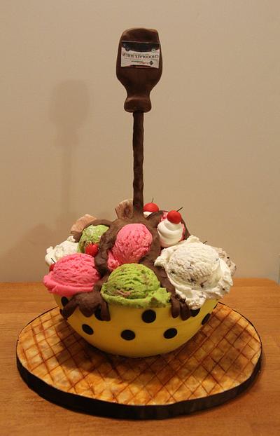ice cream cake  - Cake by Sweet Art - Cake Art and Pastries