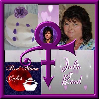 CPC Prince Collaboration - Purple Rain  - Cake by Julie Reed Cakes