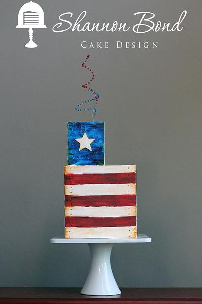 4th of July Cake - Cake by Shannon Bond Cake Design