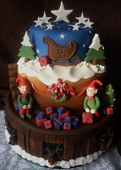 Christmas is a-coming! - Cake by Extra Mile Icing