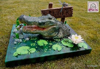 Danger in the swamp - Cake by marja