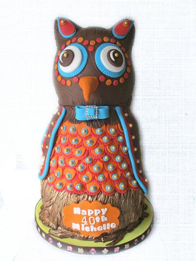 Owl - Cake by Deb-beesdelights