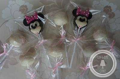 Minnie Mouse Cake Pops - Cake by Let's Eat Cake