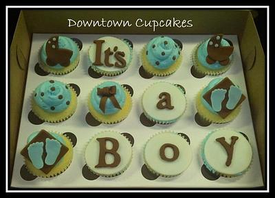 It's A Boy Cupcake Box - Cake by CathyC
