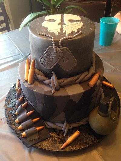 Call of Duty: Ghosts - Cake by Sweet Owl Custom Cakes