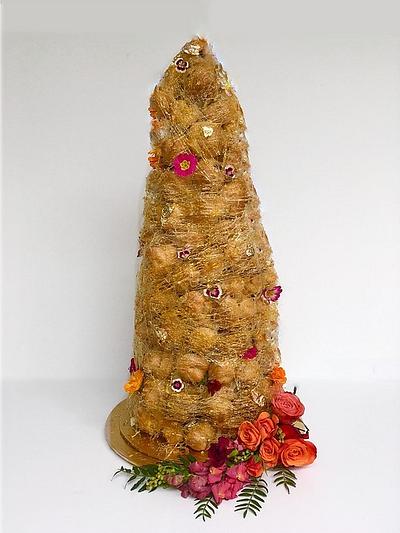 Wedding Croquembouche - Cake by Creative Cakes by Sharon