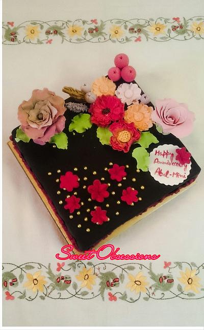 Red  & Black!  - Cake by Sweet Obsessions by Tanya Mehta 