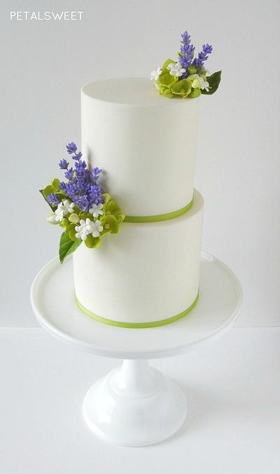 Lavender Cake  - Cake by Petalsweet