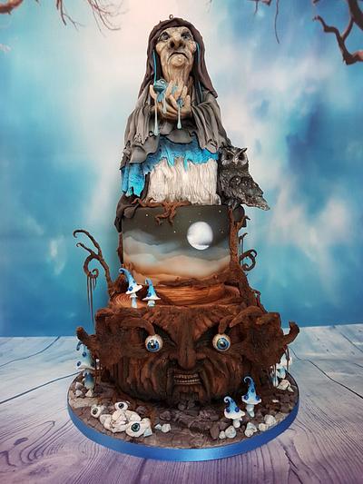 Halloween fantasie cake - Cake by Claudia Kapers Capri Cakes