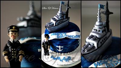 For the Navy Boy!!! - Cake by Slice of Heaven By Geethu