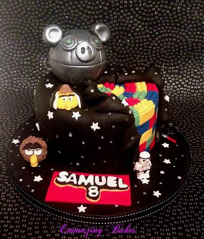Lego/Angry Birds/ Star Wars cake - Cake by Emmazing Bakes