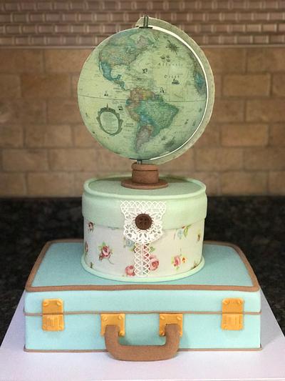 Traveling from "Miss to Mrs." Bridal Shower - Cake by Pattie Cakes