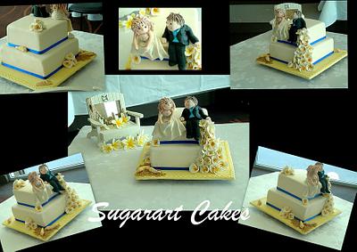 Mr & Mrs - Cake by Sugarart Cakes
