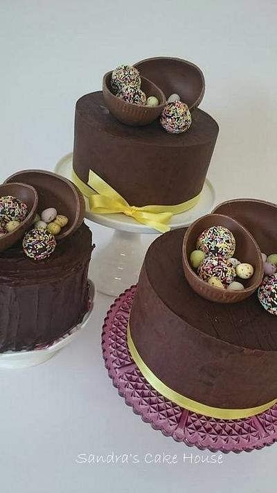 Chocolate Easter Cakes - Cake by Sandra's Cake House 