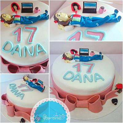 Girl Birthday cake  - Cake by Cake design by youmna 