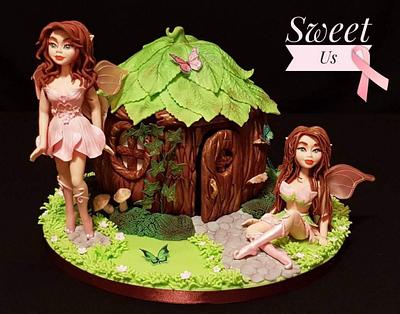 Cute fairies - CPC's World Cancer Day Collaboration - Cake by Gabriela Doroghy
