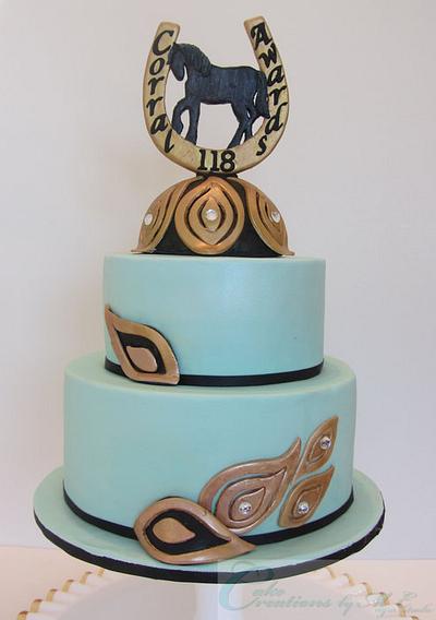 Award Ceremony Cake for Corral - Cake by Cake Creations by ME - Mayra Estrada