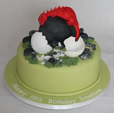 Baby Dragon - Cake by Jackie Wilson