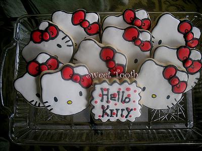 Hello Kitty Cookies - Cake by Carsedra Glass