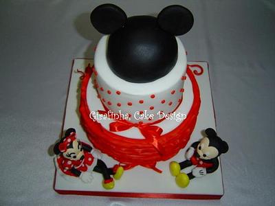 Minnie & Mickey - Cake by Cristiana Oliveira