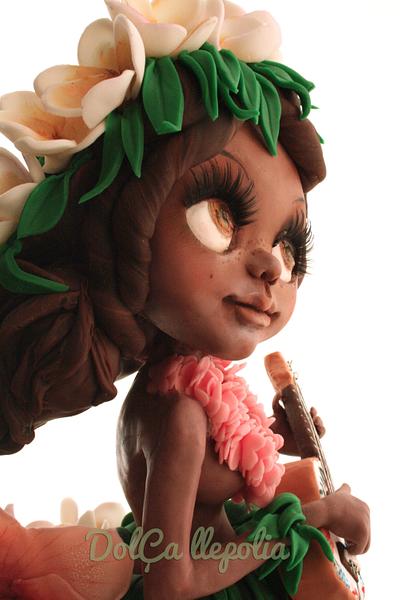 Luha girl- Sugar dolls Around the World colaboration - Cake by PALOMA SEMPERE GRAS