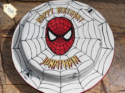 Spiderman, Spiderman. Does whatever a spider can... - Cake by Samantha Pilling