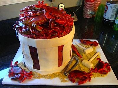 Hamper of boiled crabs - Cake by sassy1021