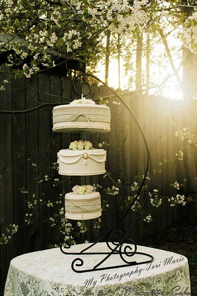 Rustic Vintage Chandelier Cake - Cake by Moments in Cake