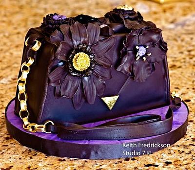 50th Birthday Purse Cake - Cake by GrandmaTilliesBakery