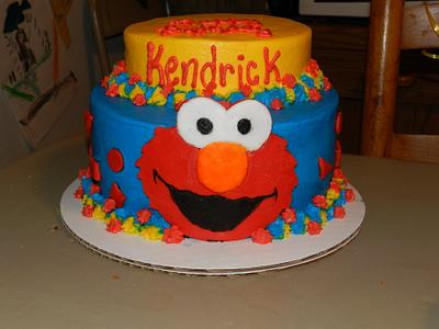 Elmo - Cake by AneliaDawnCakes