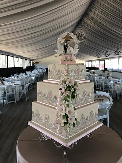 Janine’s wedding cake  - Cake by Laurel's Cake Creations