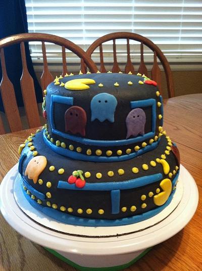 Pacman - Cake by Miranda Murphy 
