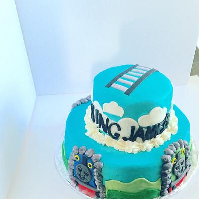 Thimas the train cake - Cake by Cerobs