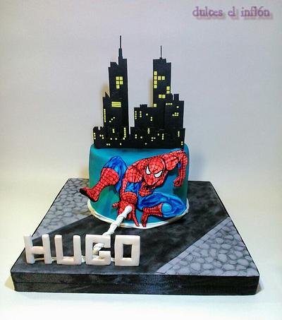 Spiderman cake  - Cake by Floren Bastante / Dulces el inflón 