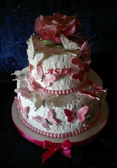 cake communion  - Cake by Natascia ciuffatelli