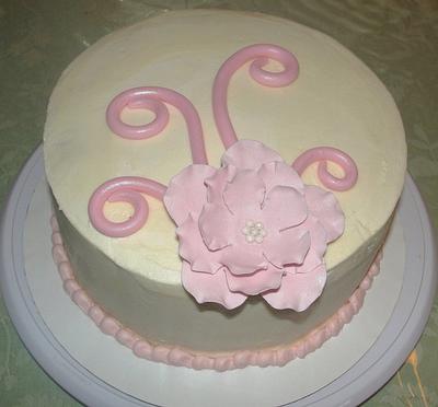 Whimsical rose  - Cake by Cakes and Beyond by Naheed