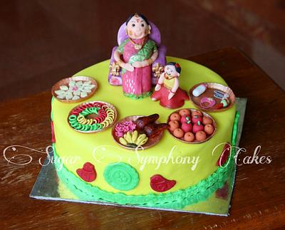 Bangle ceremony  - Cake by sivathmika