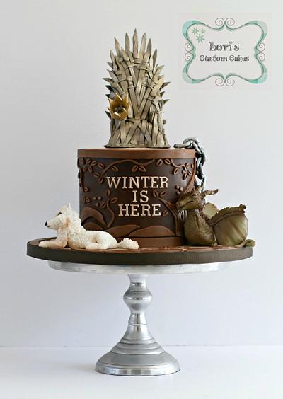 Winter is Here - Cake by Lori Mahoney (Lori's Custom Cakes) 