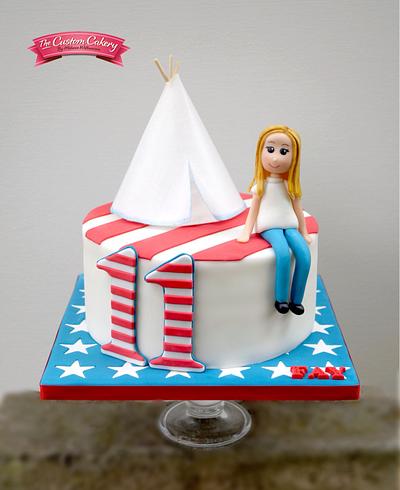 4th July Campover - Cake by The Custom Cakery