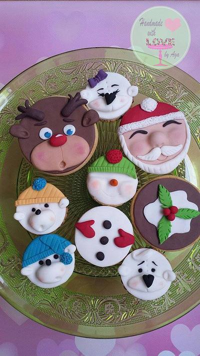 Christmas cookies:) - Cake by Aga Leśniak