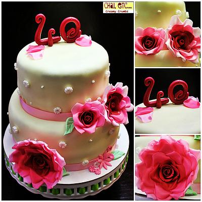 40th Birthday - Cake by Chai, Etc