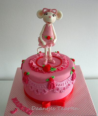 Angelina Ballerina - Cake by Daantje