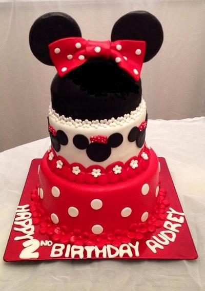 Minie Mouse cake - Cake by Cakes by Biliana