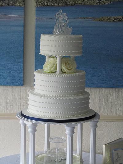 Wedding cake - Cake by PatacakesJersey