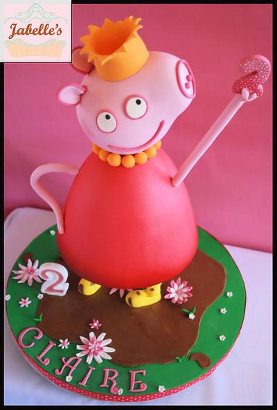 Peppa Pig - Cake by Tracy Jabelles Cakes